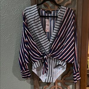 NWT Zara Nautical Bodysuit